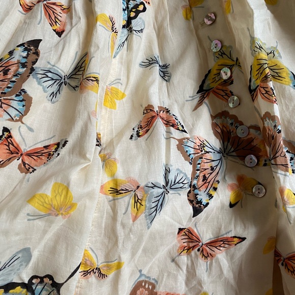 Gorgeous VTG Nanette Lepore Butterfly Corset Cotton Dress - Picture 3 of 15